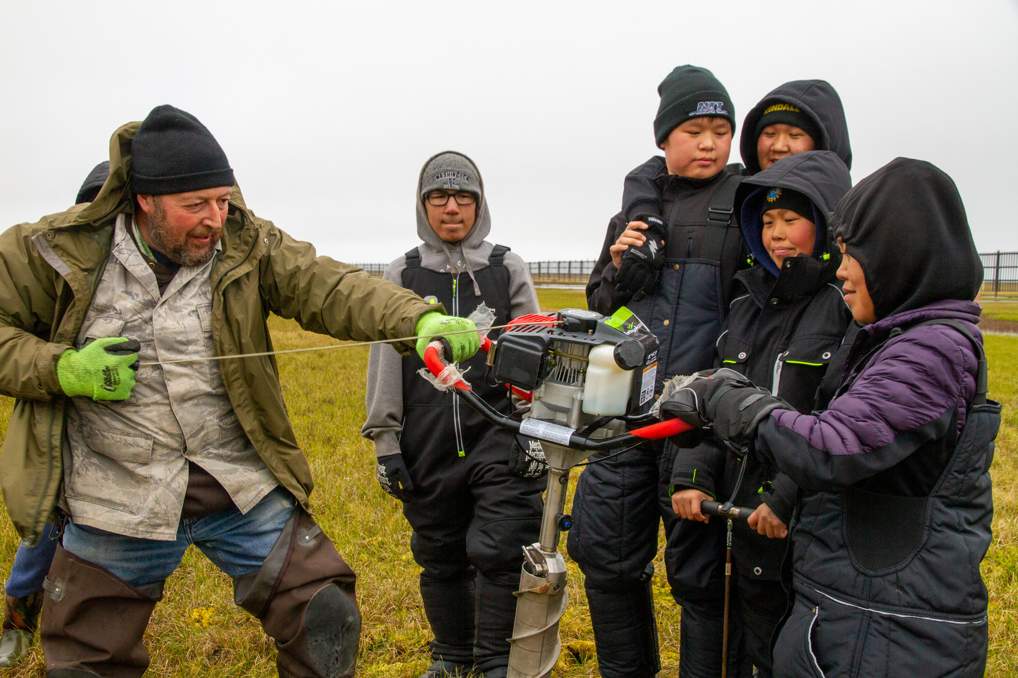 Summer Camp Permafrost Drilling