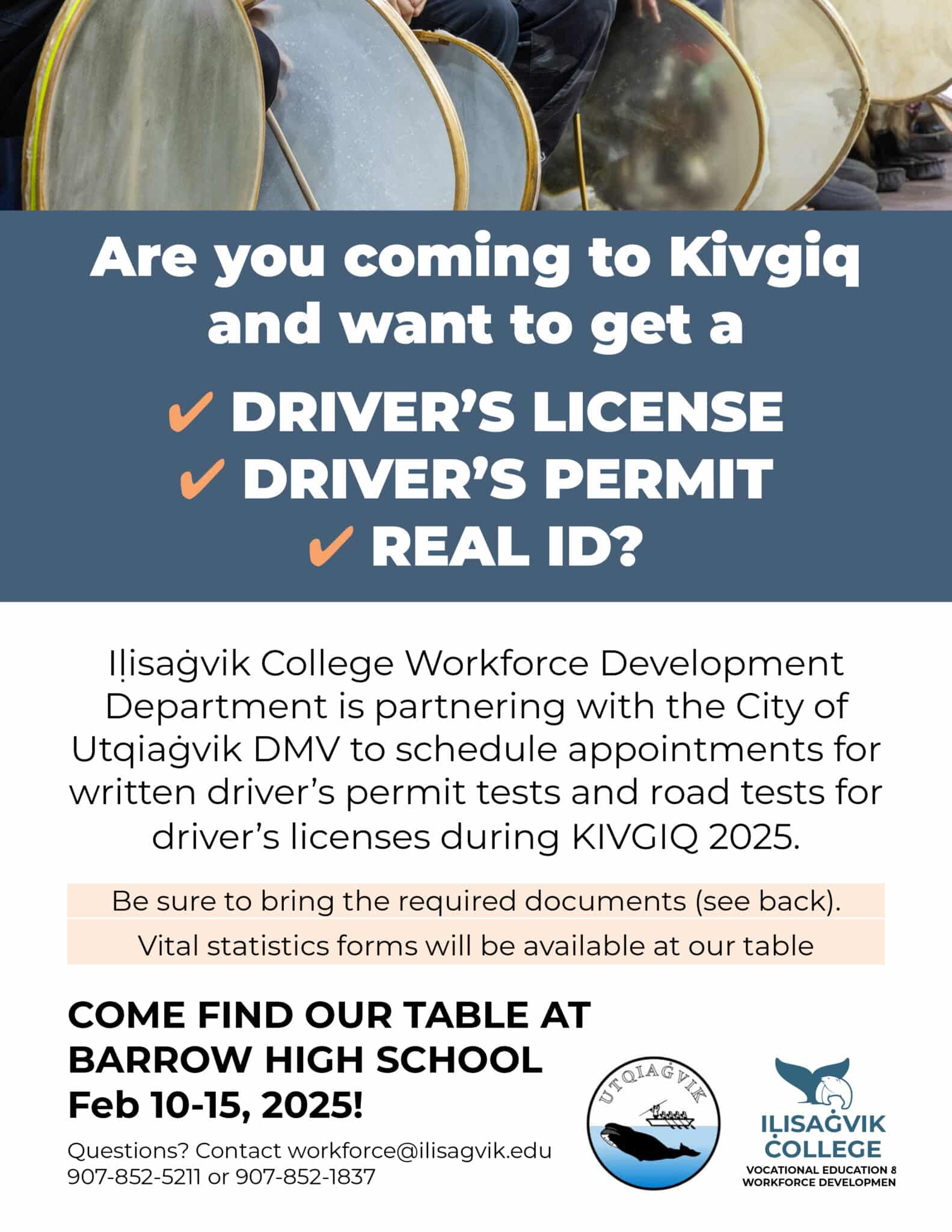 Drivers license flyer