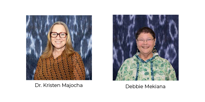 Dr. Kristen Majocha and Debbie Mekiana